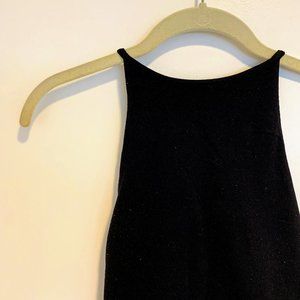 Sisley Black Halter Tank